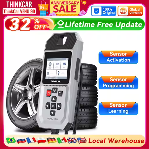 THINKCAR VENU 90 Car Tire Pressure Diagnose Tool Automotive TPMS Sensor Programming Learning Activat