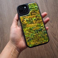 黃色 鮑魚貝殼 手工手機殼 適用iPhone16,15,14,13,12,11 Pro Max