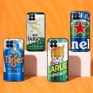 Realme 8 / 8 Pro case printed with images of world famous beer brands