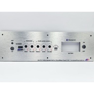 เพลทลำโพงบูลทูธZK-HT21 (สวิชต์12มิล)ไม่ย้ายวัตแบตดิจิตอล(ช่อง5*25)คอมโพสิตสีเงินหนา4มิลพร้อมเซาะหลัง