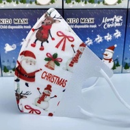 Christmas Children's Disposable Face Mask 3 Layers With Unique Packaging Summer Thin 3D Stereo Child Baby