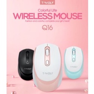 T-WOLF Q16 WIRELESS OPTICAL MOUSE WITH NANO RECEIVER. SIMILAR TO MX350 MX450 M220 M331 Q2 3D 2.4GHZ 