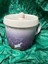 台灣星巴克STARBUCKS 中秋限定紫色月兔馬克杯連蓋
