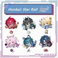 New Honkai: Star Rail Blade Fu Xuan Imbibitor Lunae Keychain Jewelry Cute Cartoon Cosplay Prop Acces