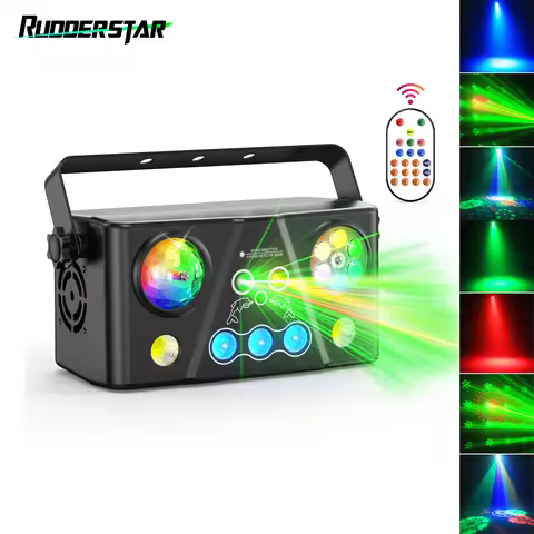 40W Bee-eye Beam Effect Lights RGB LED Disco Ball Light Remote Control Stage Effect Lighting for Par