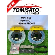 MINI F56 F50 4POT 355mm BRAKE CLIPER RED & YELLOW (FREE 1 BRAKE OIL TIBAO) NEW CHINA OEM