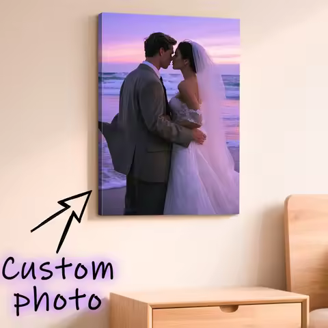 1Pc coustom Personalized canvas poster,Personalized gifts For wall decor,custom canvas wall atr,cust