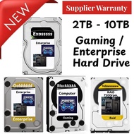 3.5" Gaming HDD / Enterprise Hard Disk 1TB/2TB/4TB/6TB/8TB/10TB 3.5 HDD 7200RPM Internal Gaming Disk