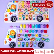 3D Educational Wooden Blocks for Children
