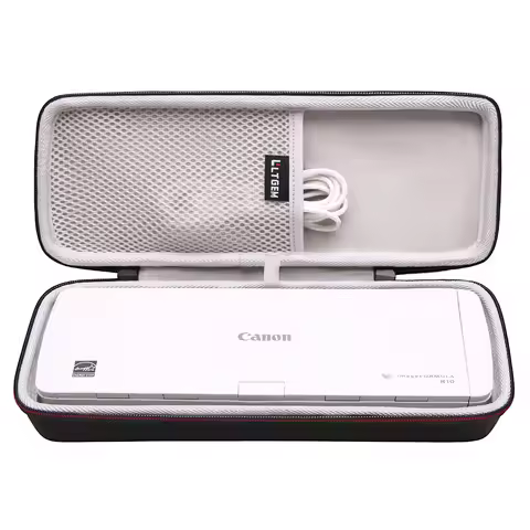 LTGEM EVA Hard Case for Canon Image FORMULA R10 Portable Document Scanner - Protective Carrying Stor