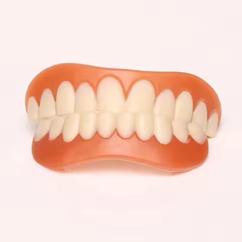 1PC Fake Tooth Cover Upper teeth lower teeth Silicone Fake Tooth Beauty Tool Cosmetic Care Denture T