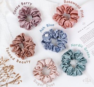 Ella Silk ยางรัดผมผ้าไหมมัลเบอร์รี่แท้ 100% - ไซส์ใหญ่ Ella Mulberry Silk Scrunchies - Maxi (1piece)