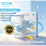 Atomy Alaska E-Omega 3  original and genuine Korean imported products 180 grains