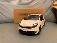 1:30 Toyota New Aqua Prius C  2025 金屬 豐田原廠 色辦車 白色