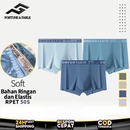 Modal Boxer Brief Men 1 PCS Premium Underwear Men's Soft Skin-Like Boxer Lelaki Dewasa