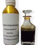 ZAFRAN MERAH PATI MINYAK ATTAR PREMIUM QUALITY 100ML, 500ML HARGA BORONG MURAH