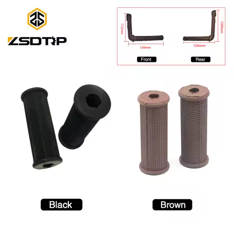 ZSDTRP Retro Motor Rubber Foot Rests Used For Ural CJ-K750 Side Motorcycle Case For Bmw R12 R71 M-72