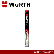 WURTH ใบปัดน้ำฝนรถยนต์  มาตรฐานเยอรมัน wiper blade รุ่นโครงซิลิโคน (ใบปัดยางคู่) ขนาด 14161718192021