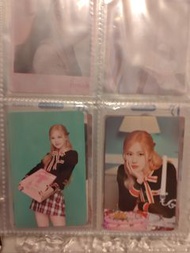 Blackpink rose 小卡