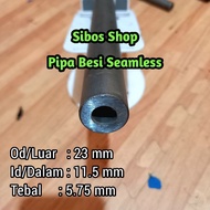 Seamless Iron Pipe Od 23mm Id 11.5mm Thickness 5.75mm length 20cm to 100cm