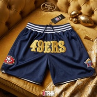 49ers Pants Sports Basketball Shorts Street Style 129