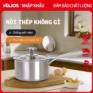 Size: + Size 18cm: width 18cm, height 10.5cm 3-bottom stainless steel dough pot made in Vietnam acco