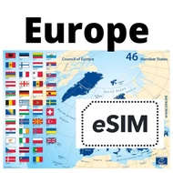 Europe Sim Card Unlimited Data (eSIM) 5 to 30 Days