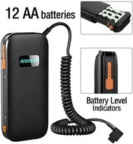 AODELAN External Flash Battery Pack Battery Power Bank for Canon EL-1, 600EX II-RT, 600EX-RT, 580EX 