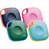 TILE MATE (2024) BLUETOOTH TRACKER FOR KEYS - MULTICOLOR, 4 PACK