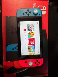 Nintendo Switch 大電 開心 有盒齊配件 開心版
