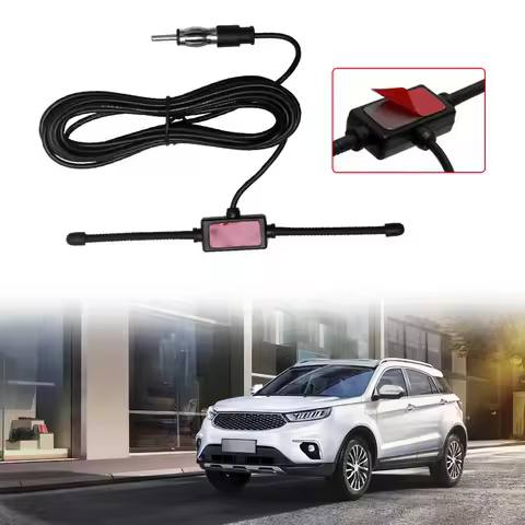 Car RadioAntenna AM/FM/Radio Sheep Antenna T-shaped Hidden Amplified Antenna For MA/SMB/GT5/BNC/MCX/