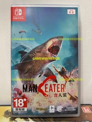 《今日快閃價》（中古二手）Switch NS遊戲 食人鯊魚 / 食人鯊 / Maneater / Man eater 港版中英日文版