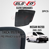 ELEVO Nissan NV200 2009 to 2025 Sunshade Sun Shade Windows 2pcs