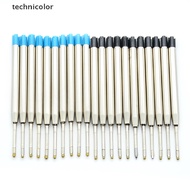 TCMY 10 Pcs blue ink parker style standard 1.0mm ballpoint pen refills nib medium Jelly