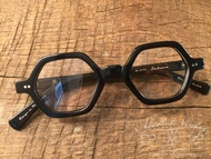 Absolute Vintage - Cochrane Street 閣麟街 六角粗框板材眼鏡 - Black 黑色