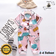 Children's Pajamas Awesome Pink Importedsatin 33 Ages 1-4 Years