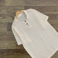 KEMEJA GUY LAROCHE GUY LARACHE Short Shirt Broken White Sleeve