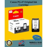 Canon PG-47 Original Ink Cartridge (Black) for e410 / e470 (Today Ship Out)