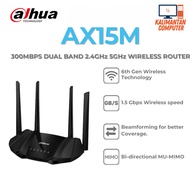 DAHUA WIRELESS ROUTER AX15M 300Mbps 5GHz Beamforming WiFi Router WiFi 6 Outdoor