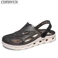 รองเท้าแตะ CDFHWUN สำหรับผู้ชายและผู้หญิงขนาด น้ำหนักเบา EVA สวนรองเท้าชายรองเท้าแตะชายหาดชายหญิงแฟช