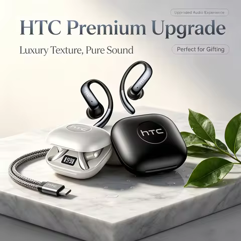 Simple Gift Auriculares Traductor DeIdioma 2026 HTC NE63 AI Translation Languages Surround Sound Com