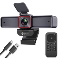 Angetube 4K Webcam Conference Camera High Speed Autoframing with 10x Zoom 1080p 60fps Privacy Shutte