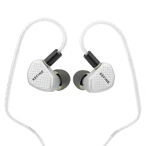 Kefine Klean SV 10mm DLC Diaphragm Dynamic Driver HiFi IEM Earphones with Comfortable Ergonomic Fit
