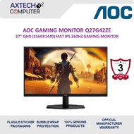 AOC Q27G42ZE 27" QHD 260Hz Fast IPS Gaming Monitor ( DisplayPort, HDMI, 3 Yrs Wrty )