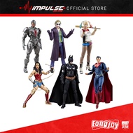 Fondjoy DC Figurine Series Simple Edition Series - (Batman, Cyborg, Harley Quinn, Joker, Superman, W