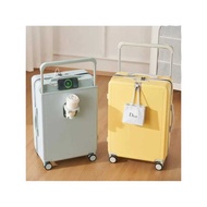 Yahang Boarding Case 56x36x23 Wide Trolley Luggage Multifunctional 67cm 87cm Large Capacity Case Sil