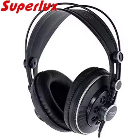 Professional Studio Headphone Superlux HD681B Semi-open Dynamic Stereo Monitoring Headset DJ Hifi No