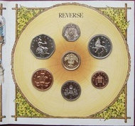 英國 GREAT BRITAIN 套裝硬幣 - 1987 (UNC)