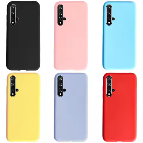 Case For Huawei Honor 20 Pro Honor20 YAL-L21 YAL-L41 Back Cover Phone Case Luxury Soft Matte Silicon