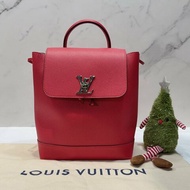 LV Lockme 紅色後背包